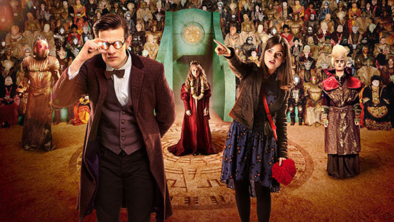 The Rings of Akhaten Promo Picture Featuring Matt Smith and Louise Jane Coleman