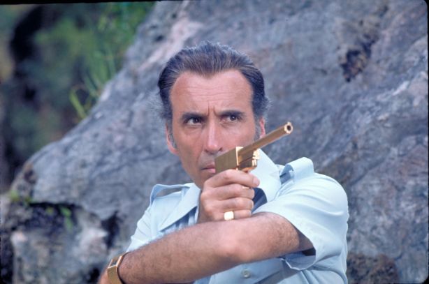 Christopher Lee as The Man with the Golden Gun