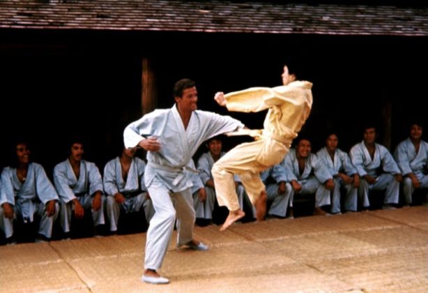 Roger Moore Karate Fight